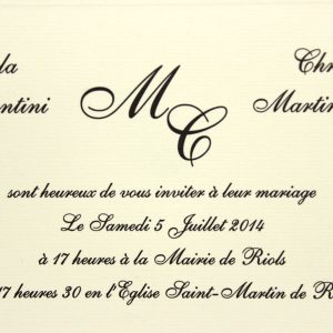 Faire part Mariage 49064 Ivoire Oui Faire Part Selection 2