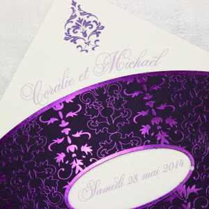 Faire part Mariage 49301 Violet A tout jamais Faire Part Selection 2