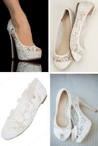 Mariage Dentelle Chaussure Faire Part Selection